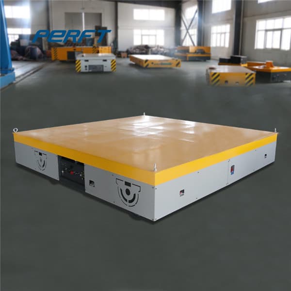 electric flat cart with flat steel deck 90t